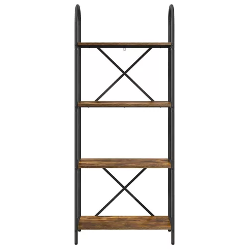  Könyvespolc Füstölt tölgy 60 x 30 x 146 cm Faanyag