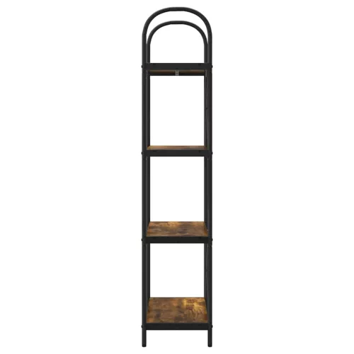  Könyvespolc Füstölt tölgy 60 x 30 x 146 cm Faanyag