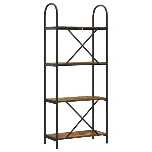  Könyvespolc Füstölt tölgy 60 x 30 x 146 cm Faanyag