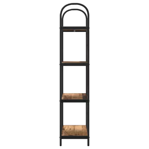  Könyvespolc Régi fa 60 x 30 x 146 cm Faanyag