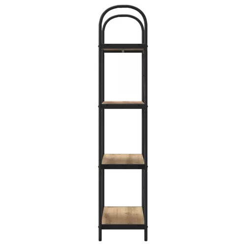  Könyvespolc kézműves tölgy 60 x 30 x 146 cm Faanyag