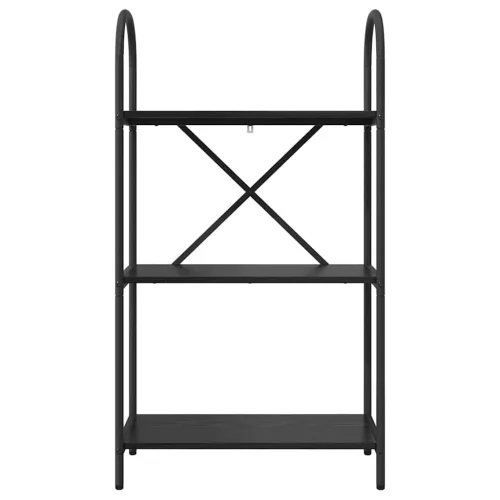  Könyvespolc Musta tammi 60 x 30 x 109 cm Faanyag