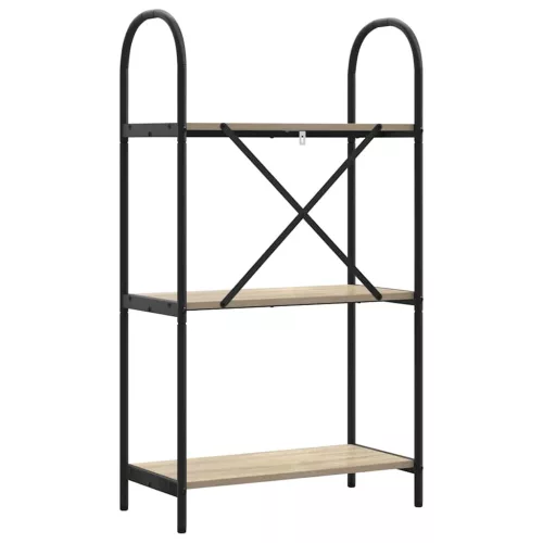  Könyvespolc sonoma tölgy 60 x 30 x 109 cm Faanyag