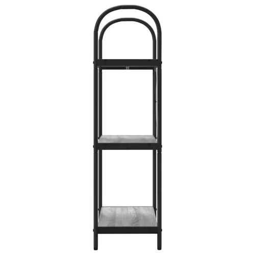  Könyvespolc Szürke sonoma 60 x 30 x 109 cm Faanyag