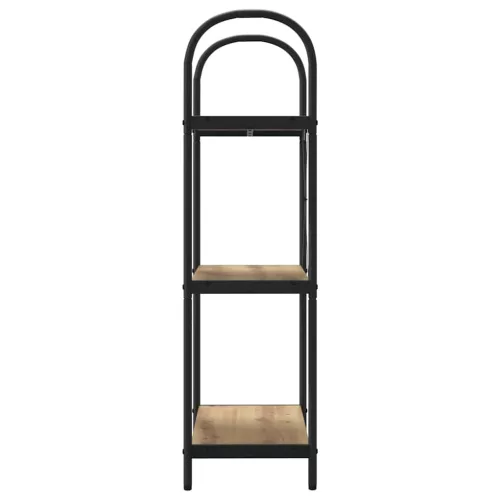  Könyvespolc kézműves tölgy 60 x 30 x 109 cm Faanyag