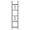  Könyvespolc Szürke sonoma 40 x 30 x 183 cm Faanyag