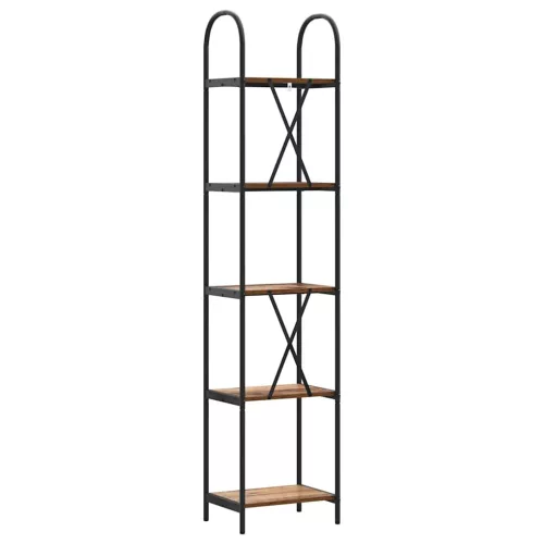  Könyvespolc Régi fa 40 x 30 x 183 cm Faanyag