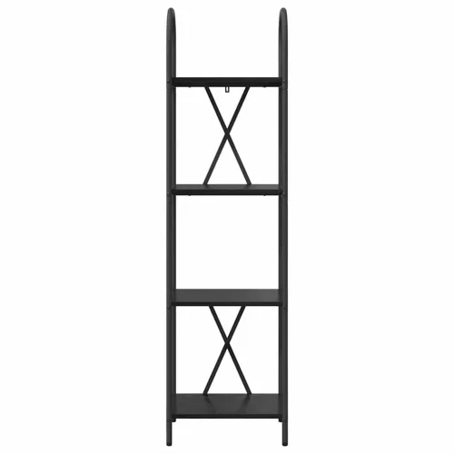  Könyvespolc Musta tammi 40 x 30 x 146 cm Faanyag