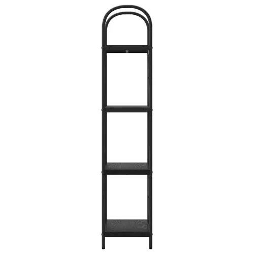  Könyvespolc Musta tammi 40 x 30 x 146 cm Faanyag