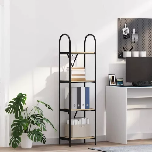  Könyvespolc sonoma tölgy 40 x 30 x 146 cm Faanyag