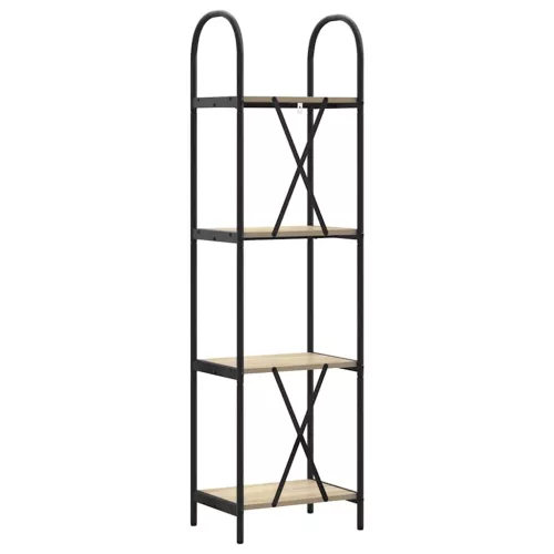  Könyvespolc sonoma tölgy 40 x 30 x 146 cm Faanyag