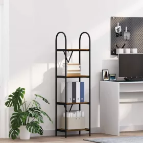  Könyvespolc Füstölt tölgy 40 x 30 x 146 cm Faanyag