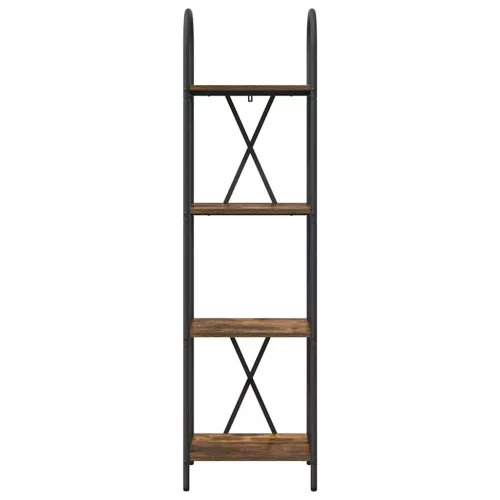  Könyvespolc Füstölt tölgy 40 x 30 x 146 cm Faanyag