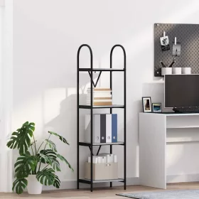  Könyvespolc Szürke sonoma 40 x 30 x 146 cm Faanyag