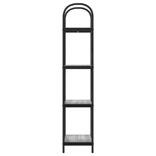  Könyvespolc Szürke sonoma 40 x 30 x 146 cm Faanyag