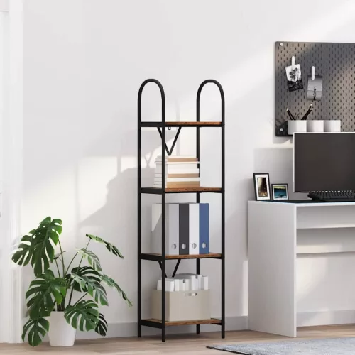  Könyvespolc Régi fa 40 x 30 x 146 cm Faanyag