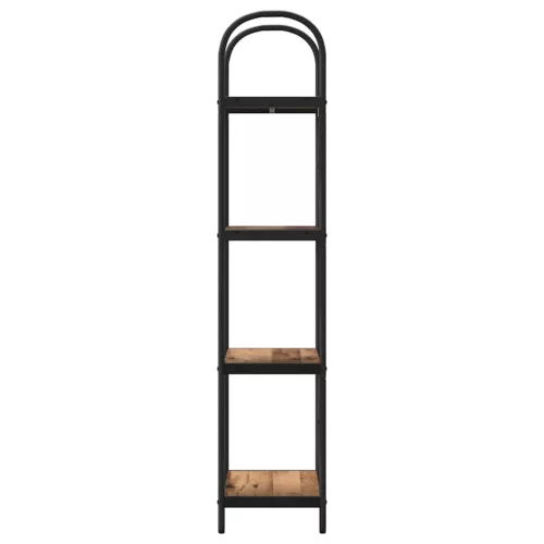  Könyvespolc Régi fa 40 x 30 x 146 cm Faanyag