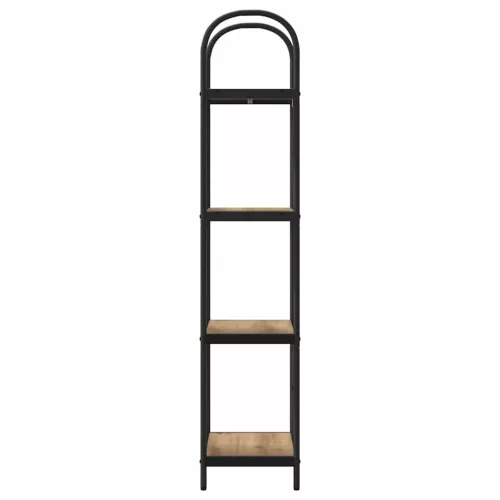  Könyvespolc kézműves tölgy 40 x 30 x 146 cm Faanyag