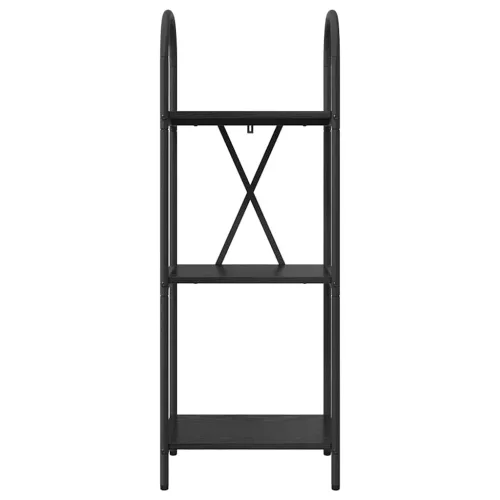  Könyvespolc Musta tammi 40 x 30 x 109 cm Faanyag