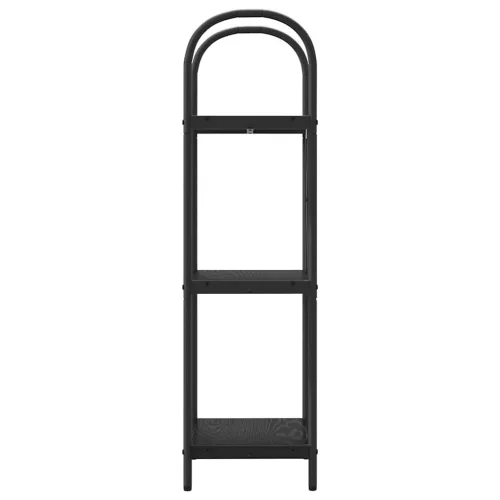  Könyvespolc Musta tammi 40 x 30 x 109 cm Faanyag