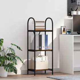  Könyvespolc Füstölt tölgy 40 x 30 x 109 cm Faanyag