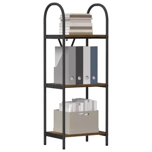  Könyvespolc Füstölt tölgy 40 x 30 x 109 cm Faanyag