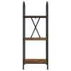  Könyvespolc Füstölt tölgy 40 x 30 x 109 cm Faanyag