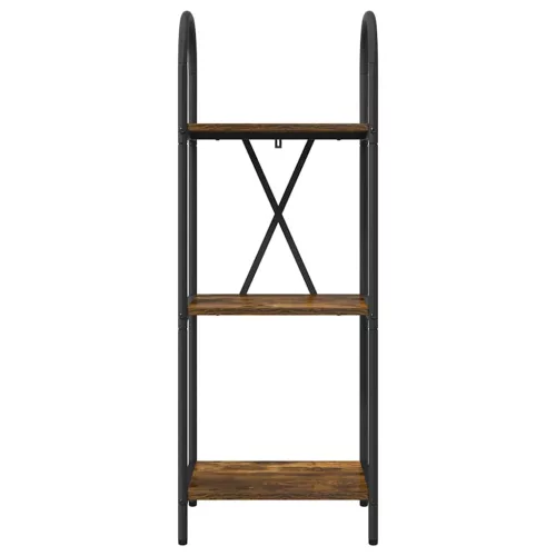  Könyvespolc Füstölt tölgy 40 x 30 x 109 cm Faanyag