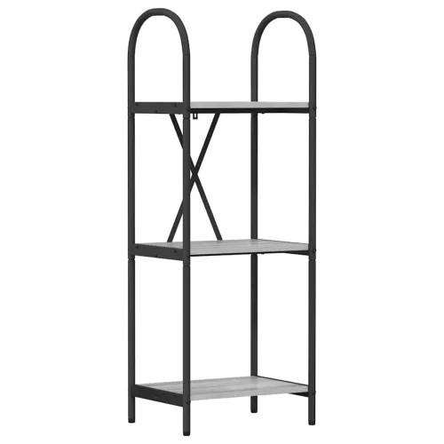  Könyvespolc Szürke sonoma 40 x 30 x 109 cm Faanyag