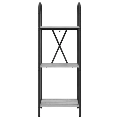  Könyvespolc Szürke sonoma 40 x 30 x 109 cm Faanyag