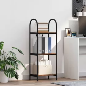  Könyvespolc Régi fa 40 x 30 x 109 cm Faanyag