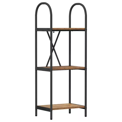  Könyvespolc Régi fa 40 x 30 x 109 cm Faanyag