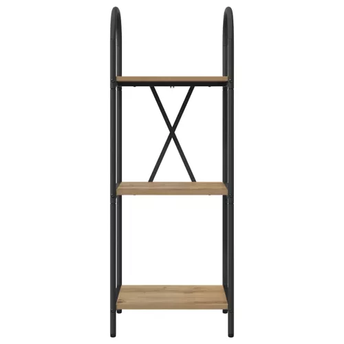  Könyvespolc kézműves tölgy 40 x 30 x 109 cm Faanyag