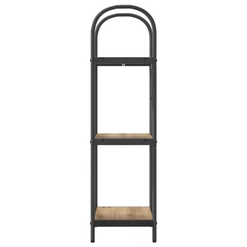  Könyvespolc kézműves tölgy 40 x 30 x 109 cm Faanyag