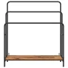  Ruhaszárító polcokkal Régi fa 90 x 30 x 100.5 cm Faanyag