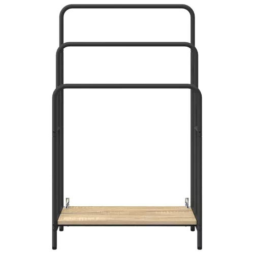  Ruhaszárító polcokkal sonoma tölgy 60 x 30 x 100.5 cm Faanyag