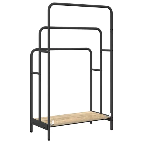  Ruhaszárító polcokkal sonoma tölgy 60 x 30 x 100.5 cm Faanyag