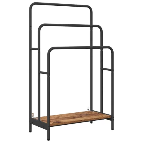  Ruhaszárító polcokkal Öreg fa 60 x 30 x 100,5 cm Faanyag