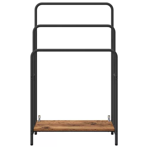  Ruhaszárító polcokkal Öreg fa 60 x 30 x 100,5 cm Faanyag