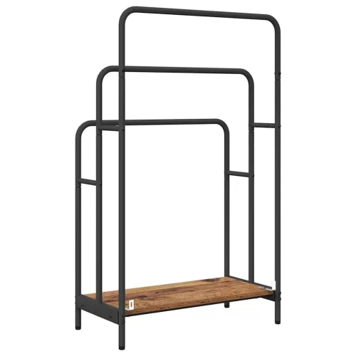 Ruhaszárító polcokkal Öreg fa 60 x 30 x 100,5 cm Faanyag