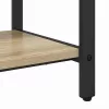  Kabáthorog polcokkal sonoma tölgy 75 x 34 x 184 cm Faanyag