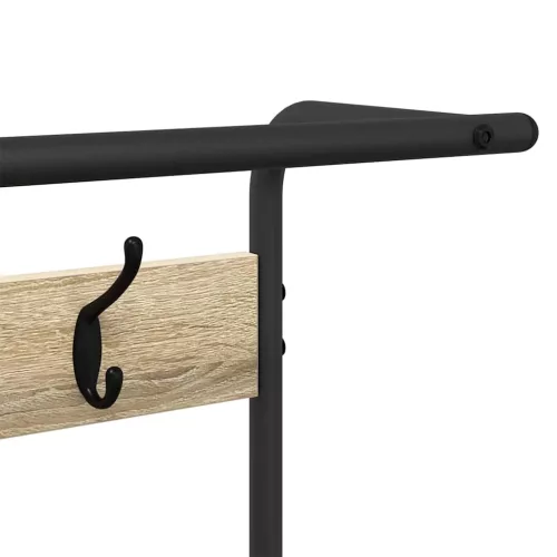  Kabáthorog polcokkal sonoma tölgy 75 x 34 x 184 cm Faanyag