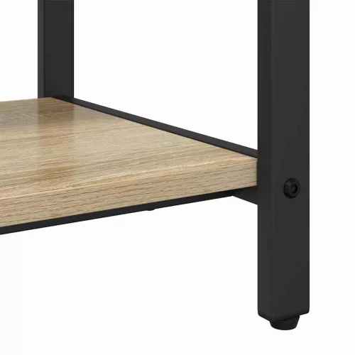  Kabáthorog polcokkal sonoma tölgy 95 x 34 x 184 cm Faanyag