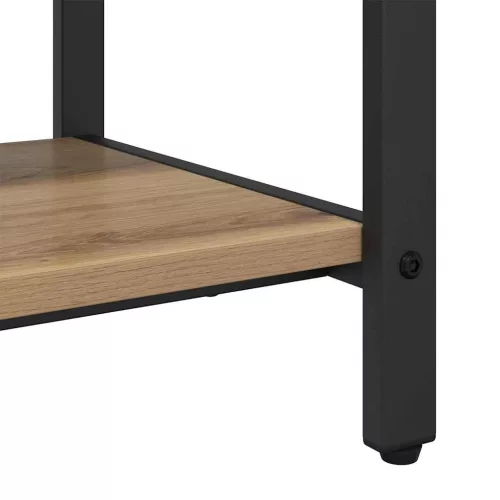  Kabáthorog polcokkal Artisan tölgy 95 x 34 x 184 cm Faanyag