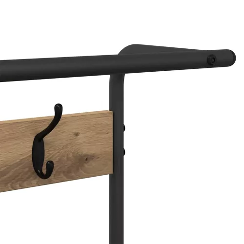  Kabáthorog polcokkal Artisan tölgy 95 x 34 x 184 cm Faanyag