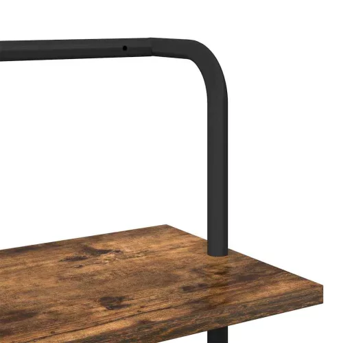  Könyvespolc Füstölt tölgy 60 x 24 x 168 cm Faanyag