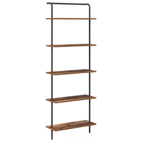  Könyvespolc Régi fa 60 x 24 x 168 cm Faanyag