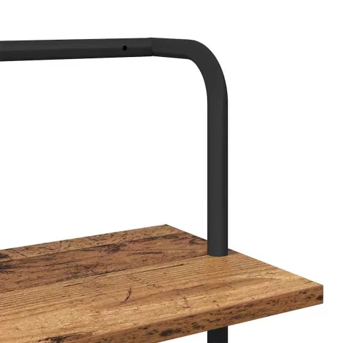  Könyvespolc Régi fa 60 x 24 x 168 cm Faanyag