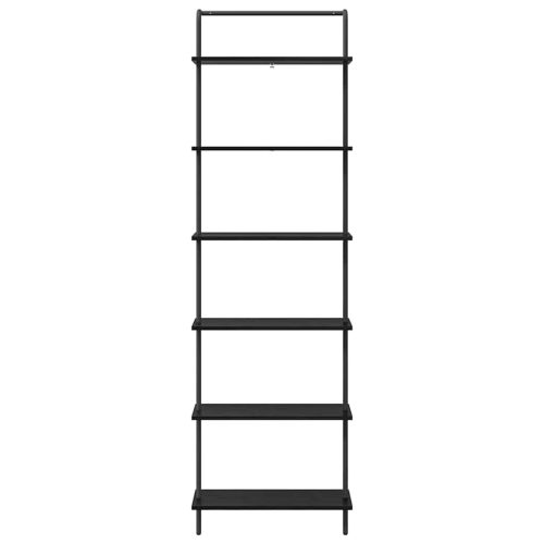  Könyvespolc Fekete tölgy 60 x 24 x 203 cm Faanyag