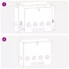  Csirke etető 2 pcs Olajzöld 60.5 x 29 x 51 cm